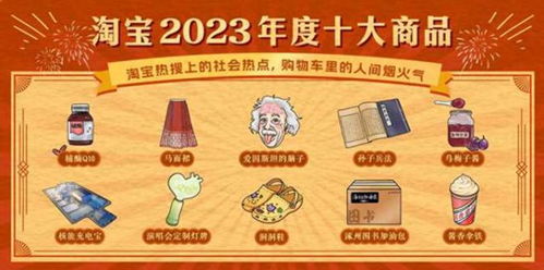 淘寶公布2023國民記憶的年度商品 愛因斯坦的腦子 獨樹一幟